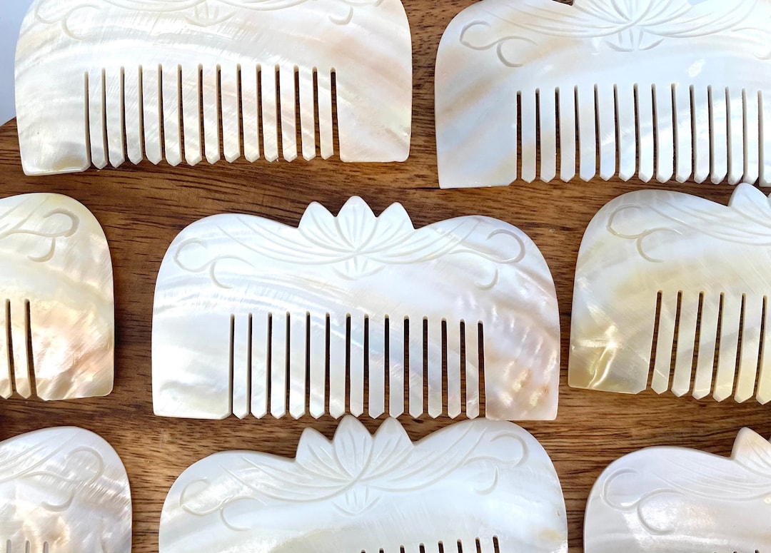 Mother of Pearl Comb Sku190-2 - Etsy