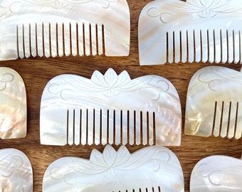 Mother Of Pearl Comb, Sku#190-2