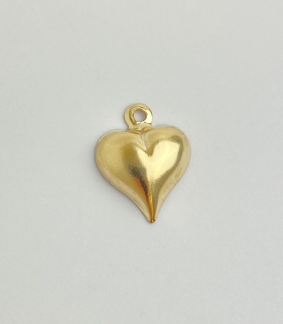 14k Gold Filled Heart Charm