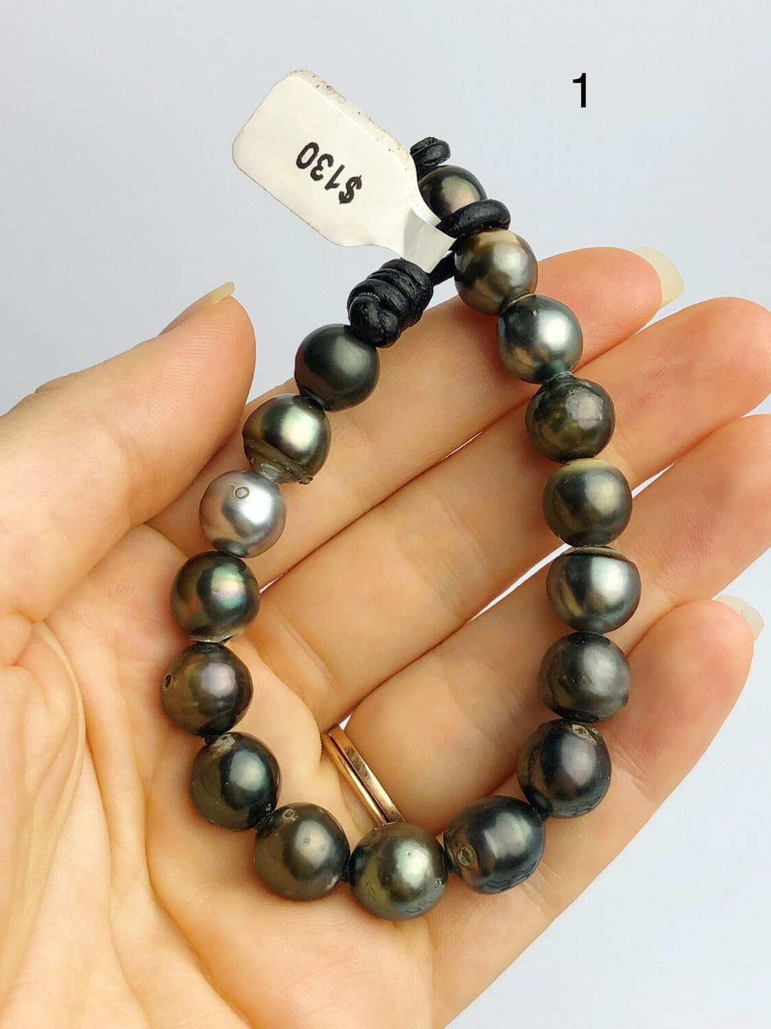 HALF OFF SALE - Tahitian Pearl Bracelets (607 No. 1-6)