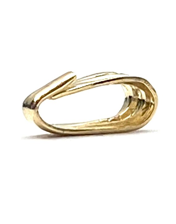 14k solid yellow gold pendant loop, SKU# 11-55-6