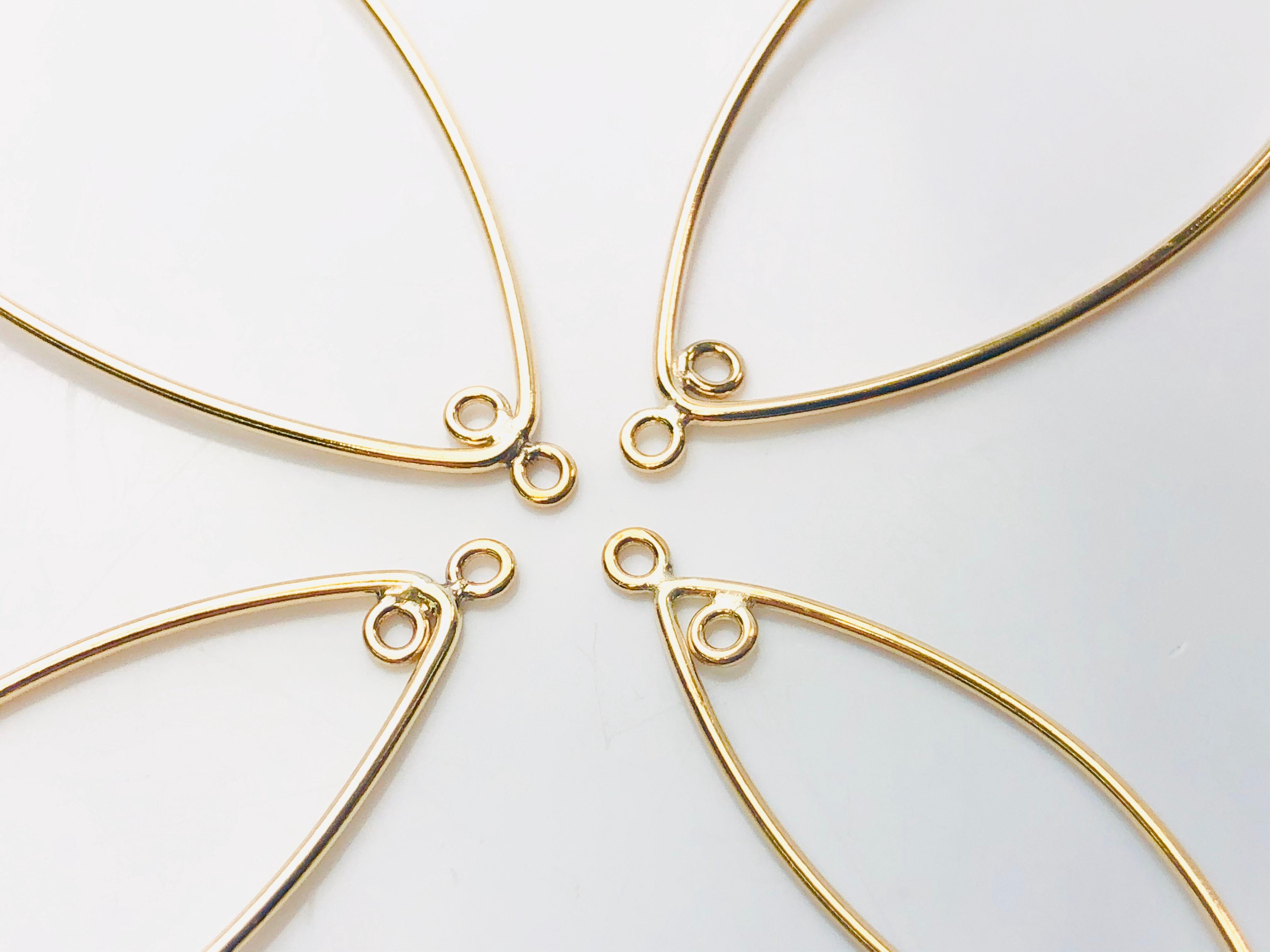 Beautiful 14kgf “ Leaf “ Shaped Wire , 14K Gold Filled , Sku Beautiful 14kgf “ Leaf “ Shaped Wire , 14K Gold Filled , Sku
