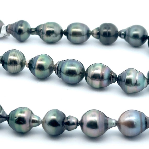 Tahitian pearl strand, 100% natural colors.SKU#TPB112