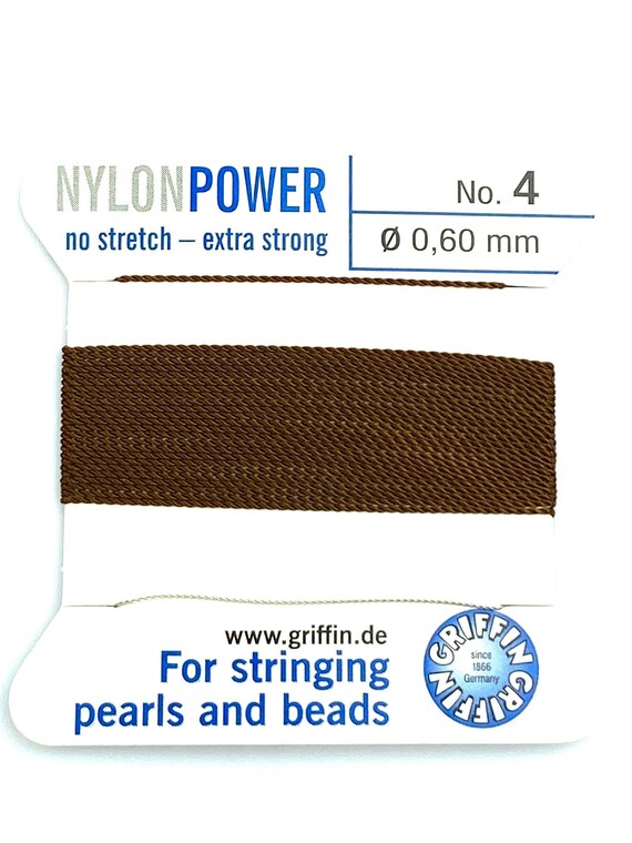 Nylon Bead Cord Brown