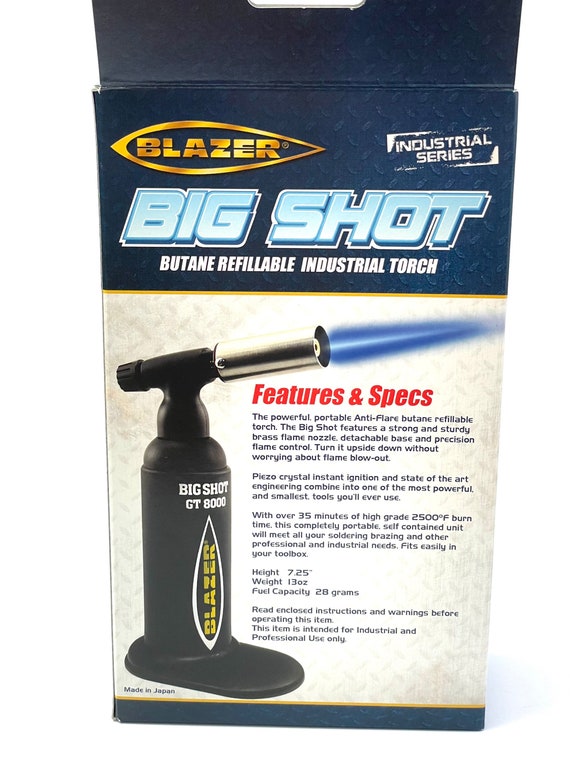 Butane refillable industrial torch