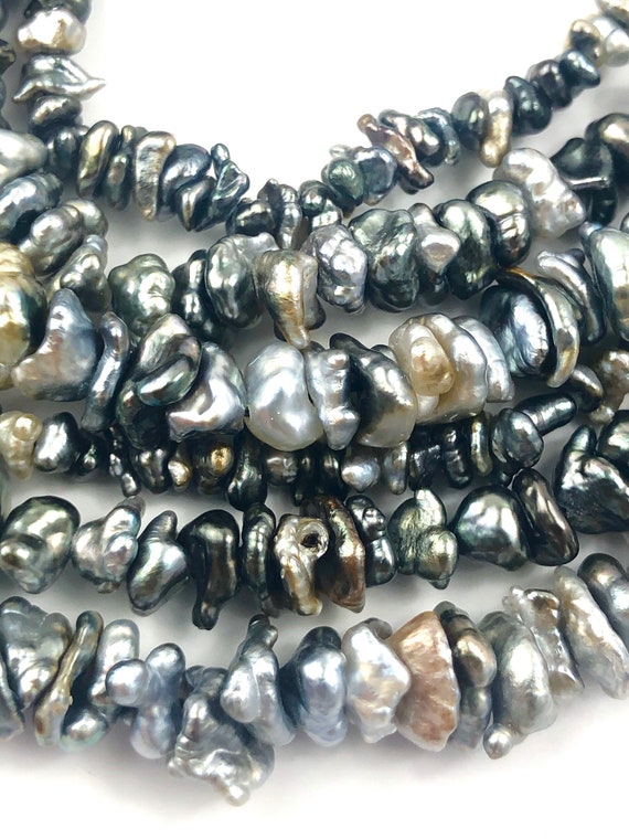 Tahitian Keshi Pearl Strand 1.79 - 6.49