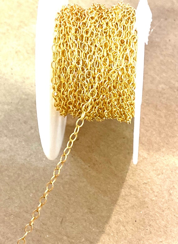 1.1mm Cable Chain, Per Foot, 14k Gold Filled