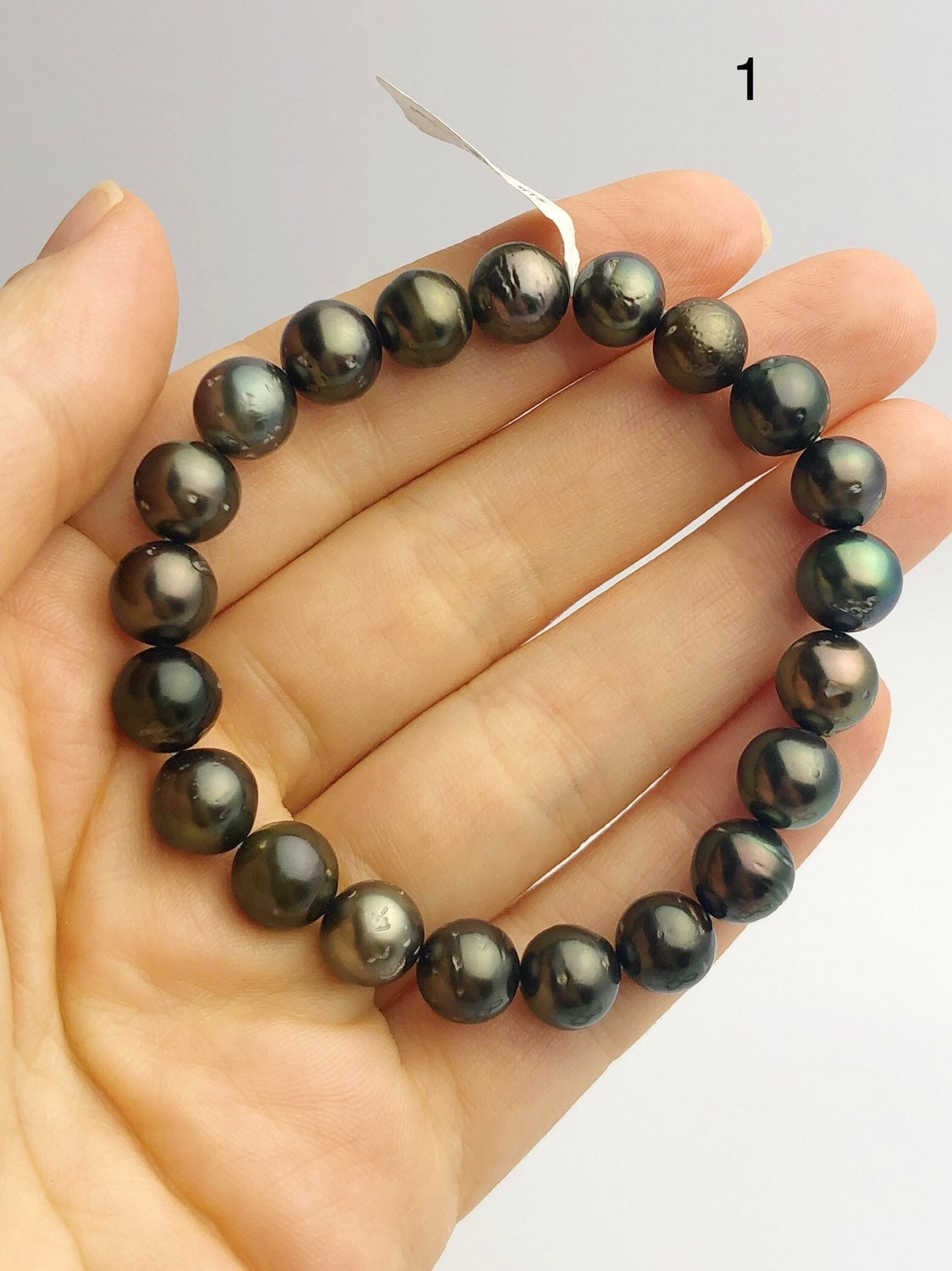 HALF OFF SALE - Tahitian Pearl Bracelets (702 No. 1-6)