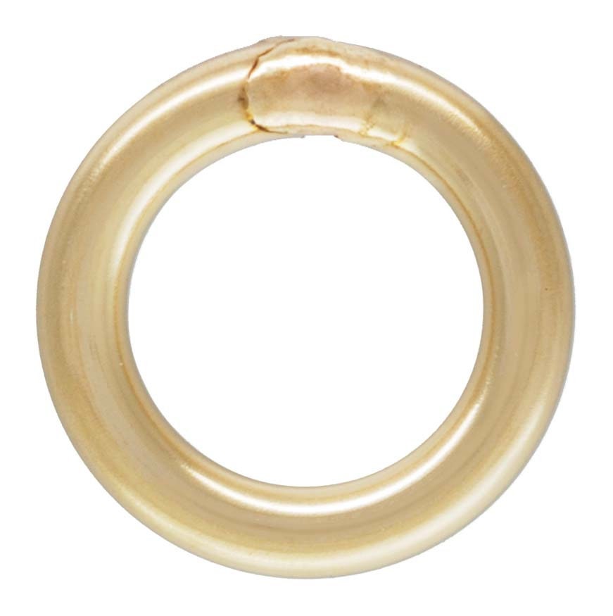 Jump Ring 19.5ga .035x.200 (0.89x5.0mm), 14k gold filled. Made in USA ...