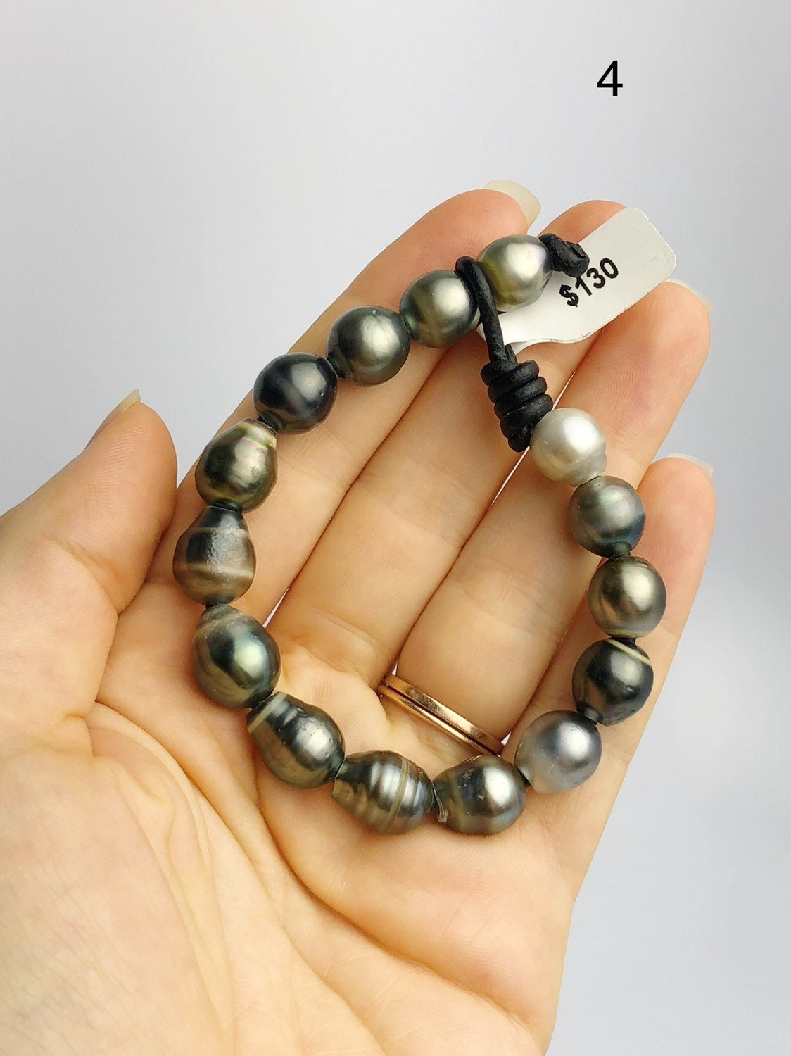 HALF OFF SALE - Tahitian Pearl Bracelets (607 No. 1-6)