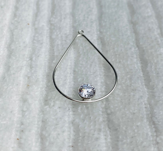 Teardrop Drop with CZ #5003508BM4