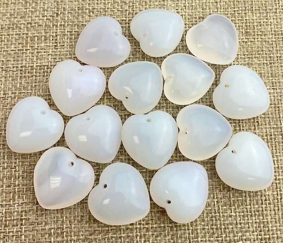 Quartz Heart Charm Sku#M2197