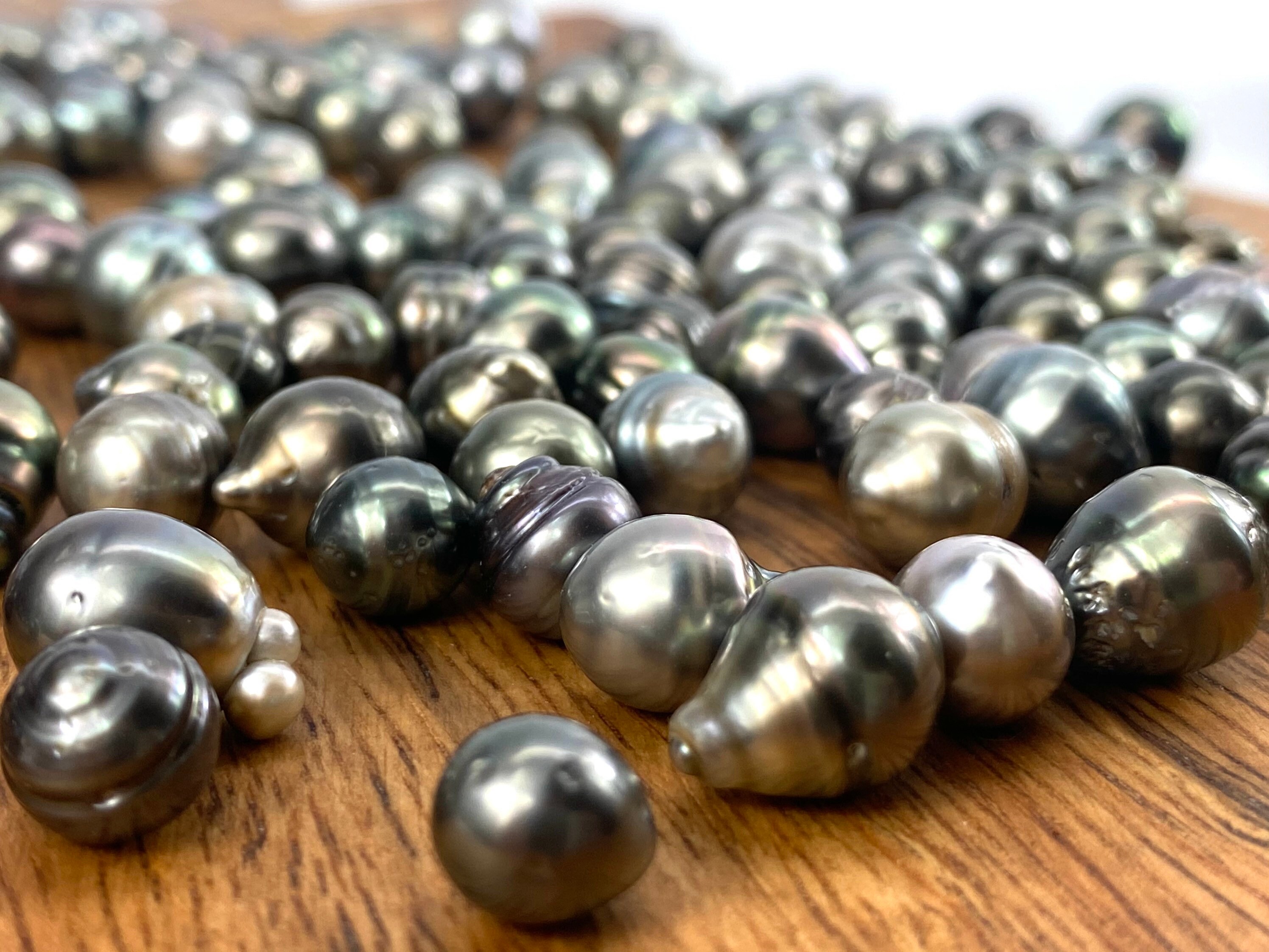 Tahitian Pearls, sizes 8 to 11mm (RF 015), Tahiti Pearls, Tahitian