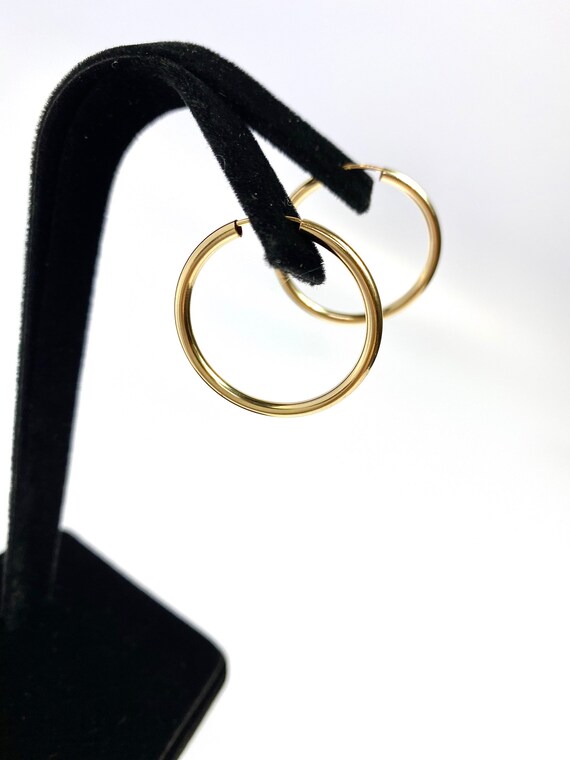 Awesome 14K Gold Filled Hoop Earrings. 090 Endless 2