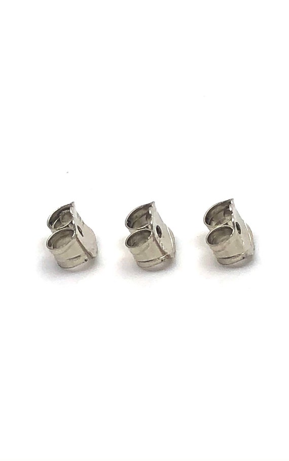 14K solid white gold ear backing, SKU# 12-27-510