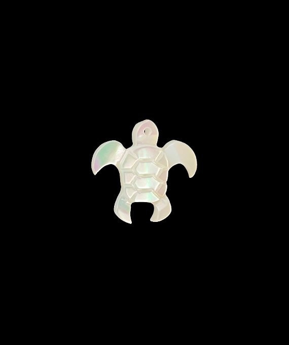 White Mother Of Pearl Turtle Shell, Sku#M1717