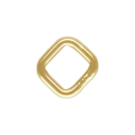 Square Jump Ring 20.5ga (.76x4.0x4.0mm), 14k gold filled. Made in USA. #4004460SQC