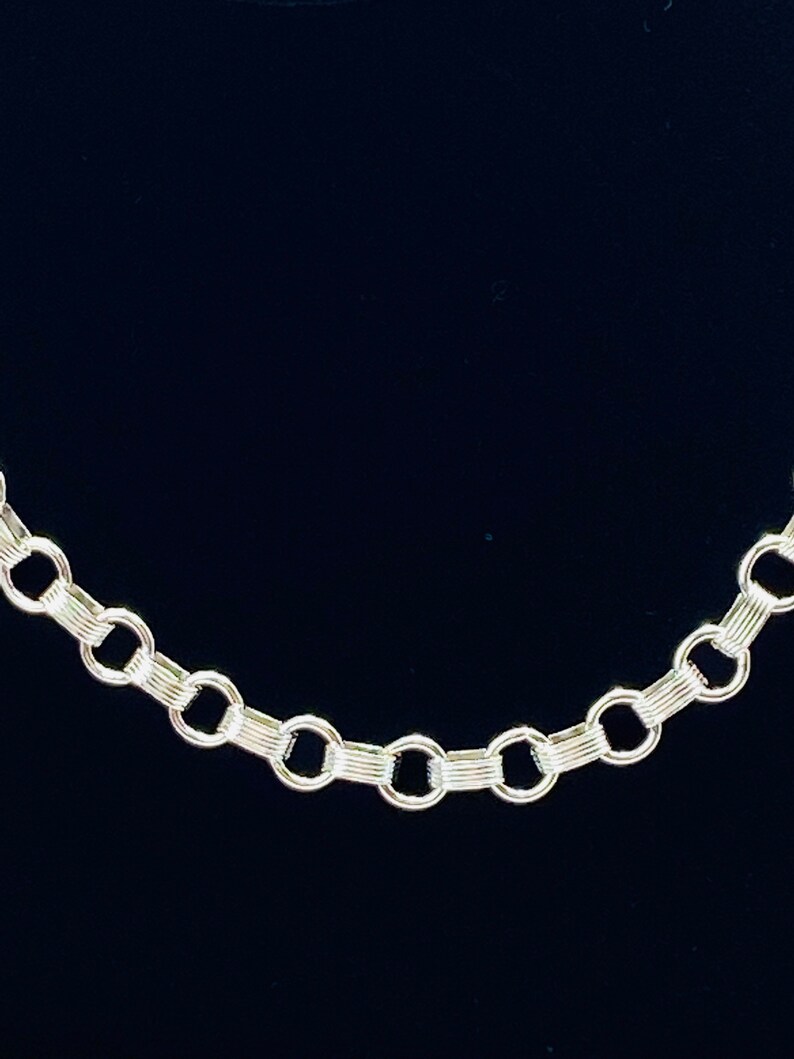 Sterling Silver 6.4mm Bracelet Chain Sku# Sm183