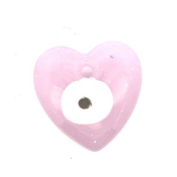 Evil eye, heart shape bead, SKU#M3406