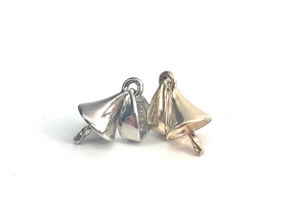 14K Yellow Gold & White Gold Bail Sku#TP-242
