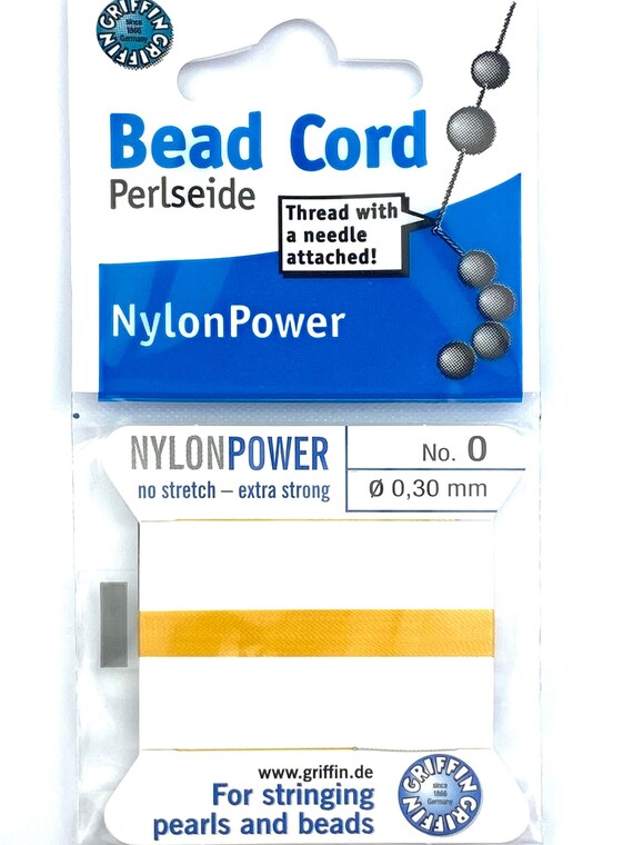 Nylon Power Bead Cord Amber