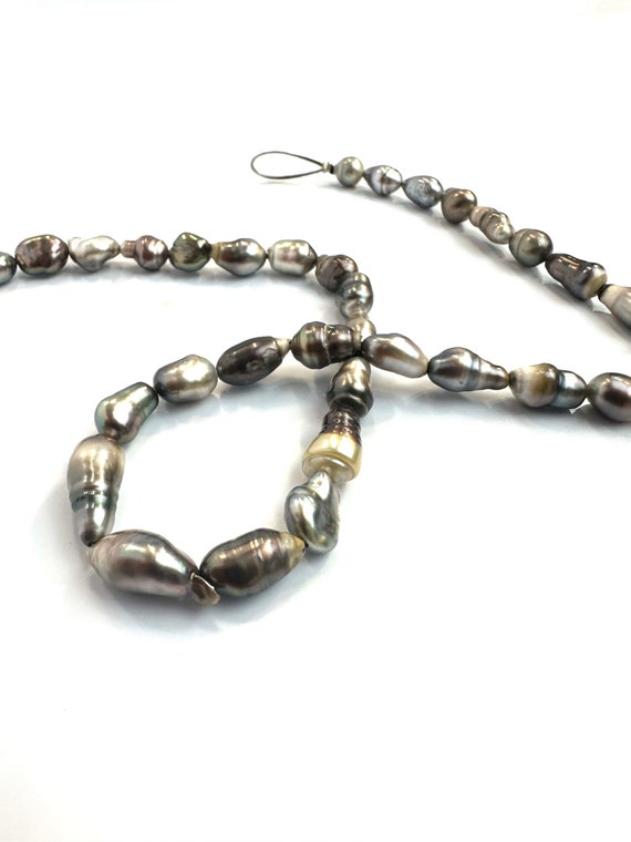 Tahitian keshi pearl strands, SKU#KESHI819