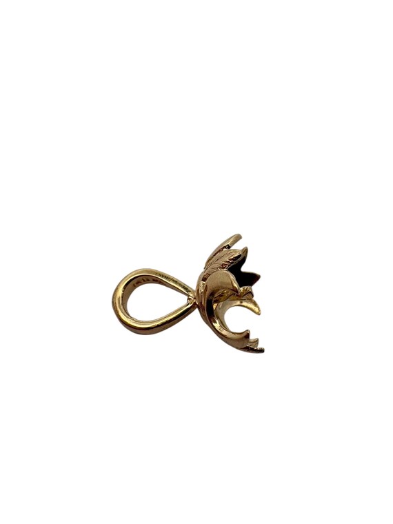 Solid 14K yellow Gold Bail, SKU#TP-135