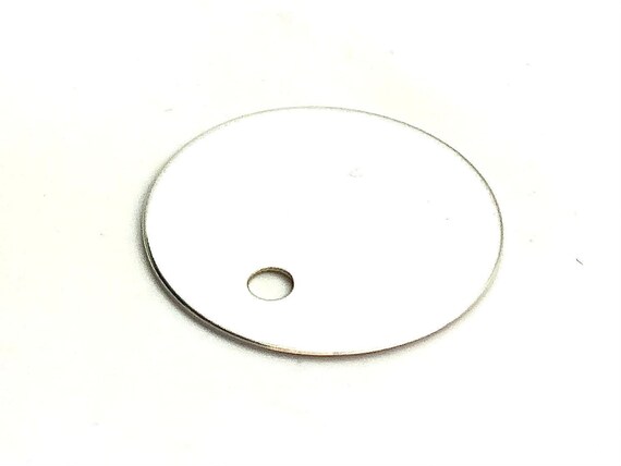 14KGF Sterling Silver Round Disc Sku#5005851L