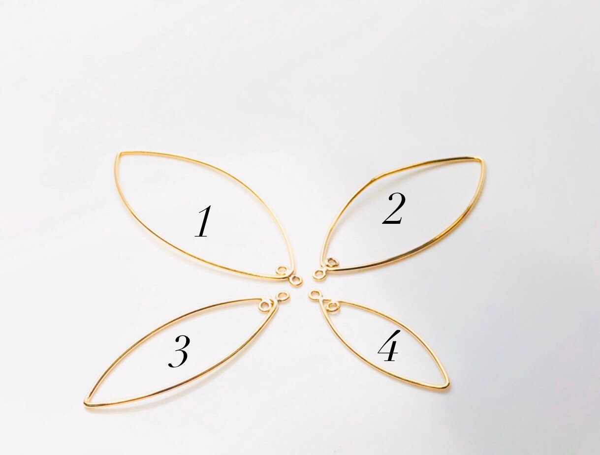 Beautiful 14kgf “ Leaf “ Shaped Wire , 14K Gold Filled , Sku Beautiful 14kgf “ Leaf “ Shaped Wire , 14K Gold Filled , Sku