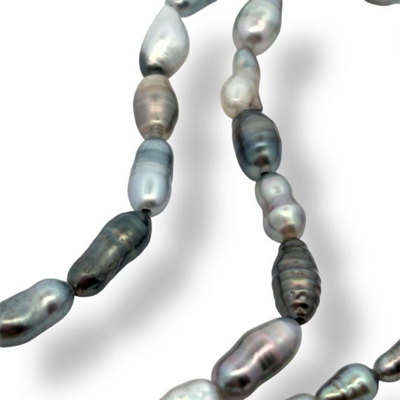 100% natural Tahitian pearl strand, SKU#TP600