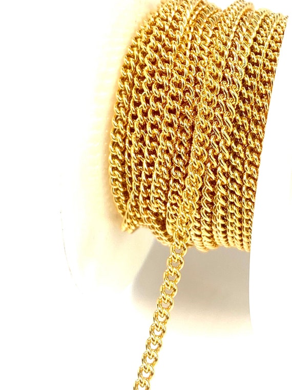 2.8mm Curb Chain, 14k Gold Filled, Sterling Silver