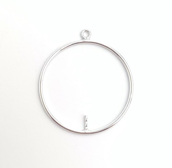 Round Drop w/Peg &  Closed Jump Ring