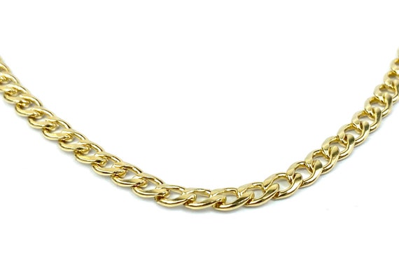 14KGF 18 4.0mm Cuban Curb Chain 14KGF 