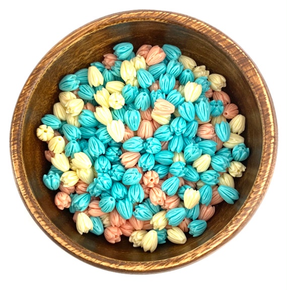 Mother Of Pearl Extra Small Pastel Pikake Beads, Sku#M674