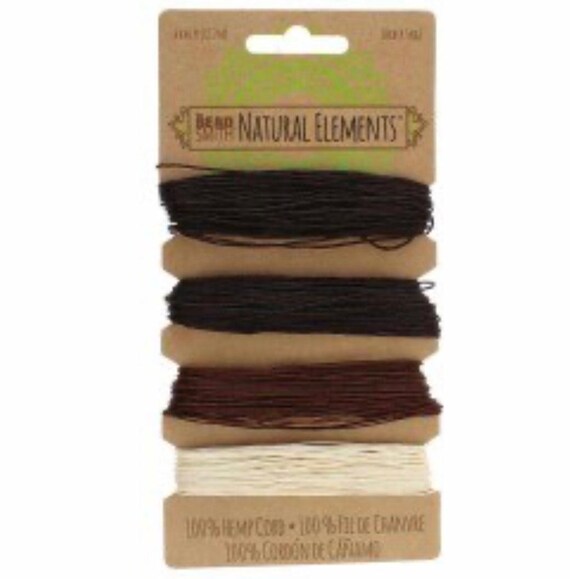 Hemp 4 color card .55MM, Bromze shades, SKU#HEMP4175