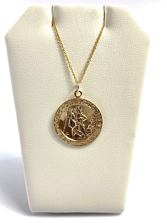 Saint Christopher Pendant 14k Gold 1734C