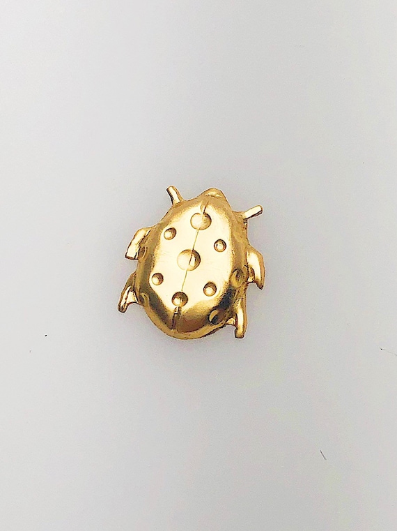 14K Gold Fill Ladybug Charm, 8.8x9.7mm, Made in USA - 52