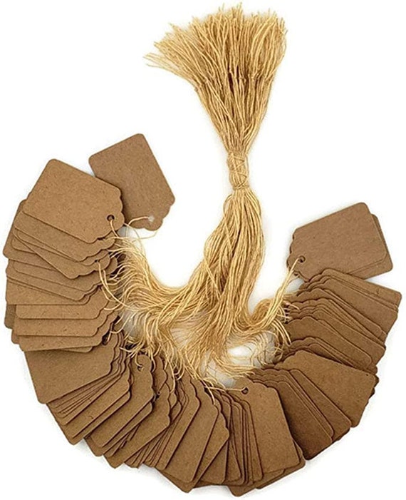 Kraft Jewelry String Tags