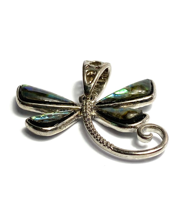 Dragonfly abalone mother of pearl pendant, SKU#M983