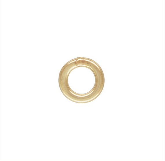 22ga .64x3mm Closed Jump Ring, 14k Gold Filled, Sterling Silver, Sku#4004425C