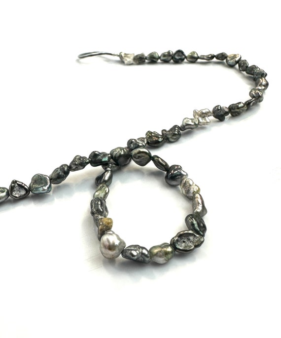 Tahitian keshi pearl strands, SKU#KESHI807