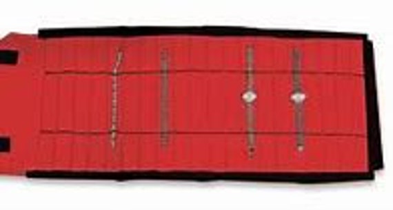 Deluxe Velvet Jewelry Roll
