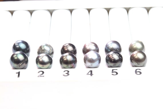 Paired Tahitian Pearl Matched Sets (12-13mm), Pick Your Pearls! (PLP017)