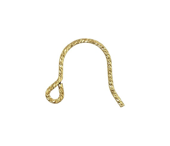 Sparkle Ear Wire .028" (0.71mm),  14k gold filled. Made in USA. #4006405P1