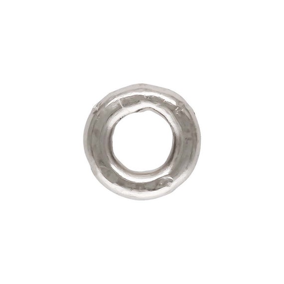 Jump Ring 22ga .020x.080" (0.50x2.0mm), Sterling Silver. Made in USA. #5004370C