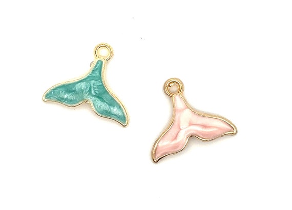 Whale tale charm, SKU#M3196 SKU#M3215