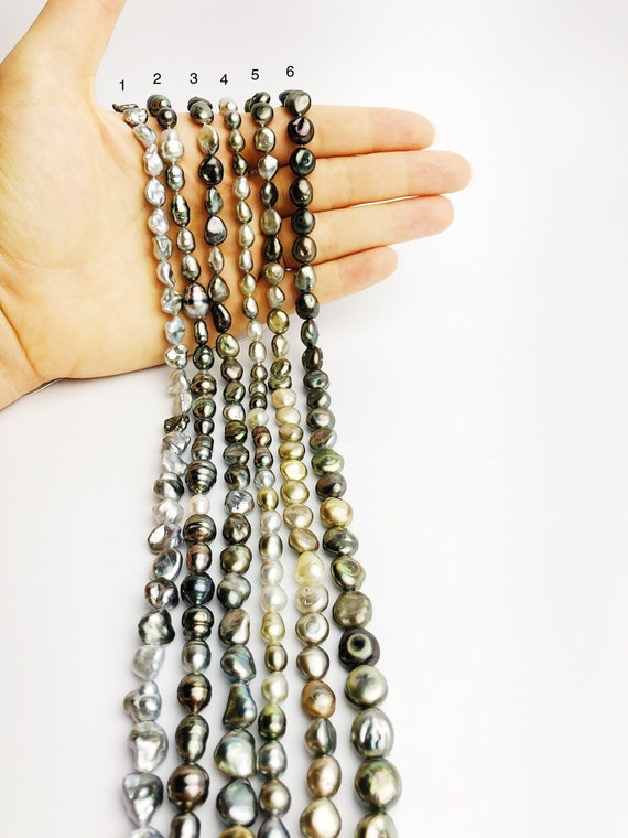 Keshi Tahitian Pearl Strands (334 No. 1-6)