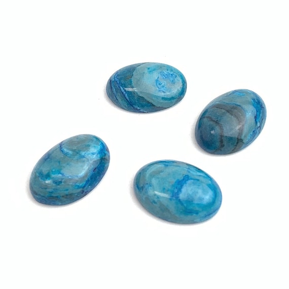 Blue Agate Oval Cabochon Sku#M1916