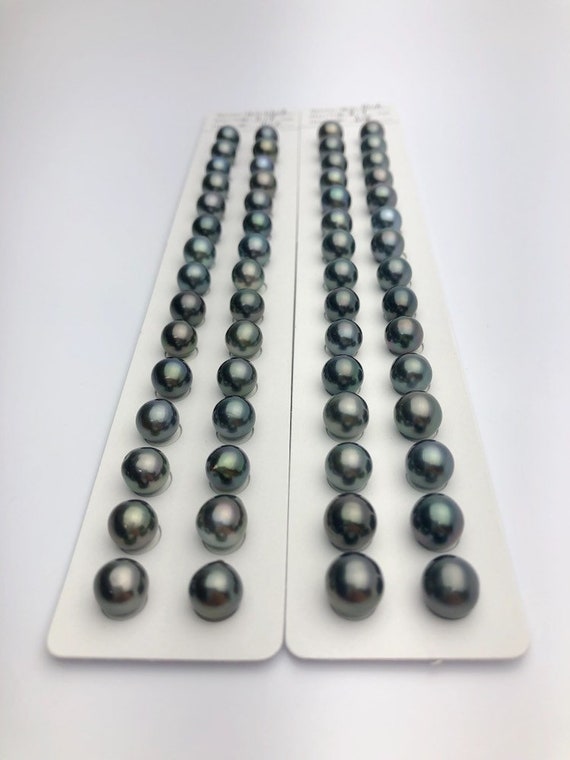 Tahitian Pearls, Matched Pairs - AAA (874)