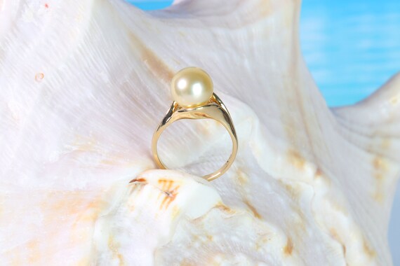 14K Gold Pearl Ring Setting (TR-036)